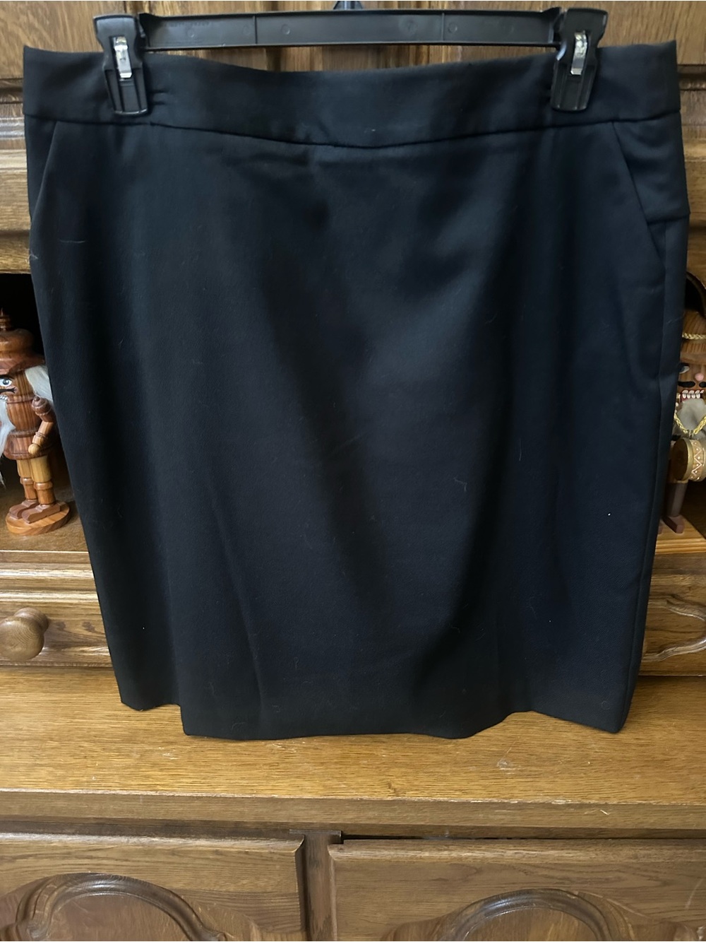 New 🆕 George Designs By Mark Eisen Classic Black Women’s Pencil Skirt - 16 NWT